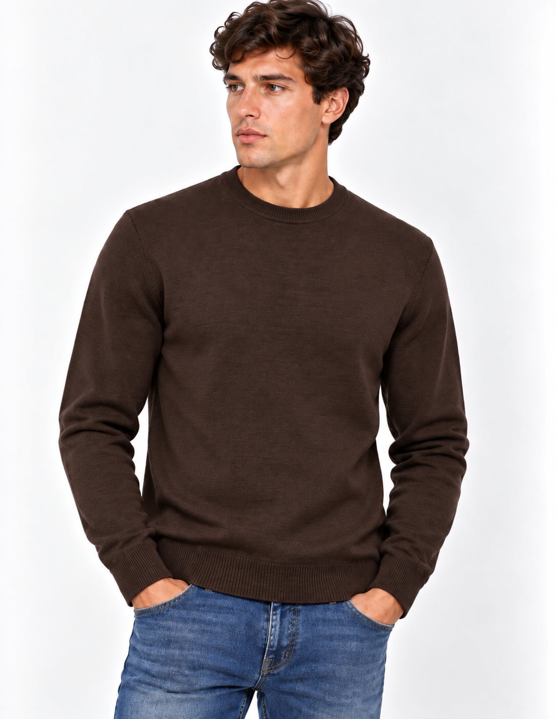 Maglia girocollo MARKUP uomo lana merino