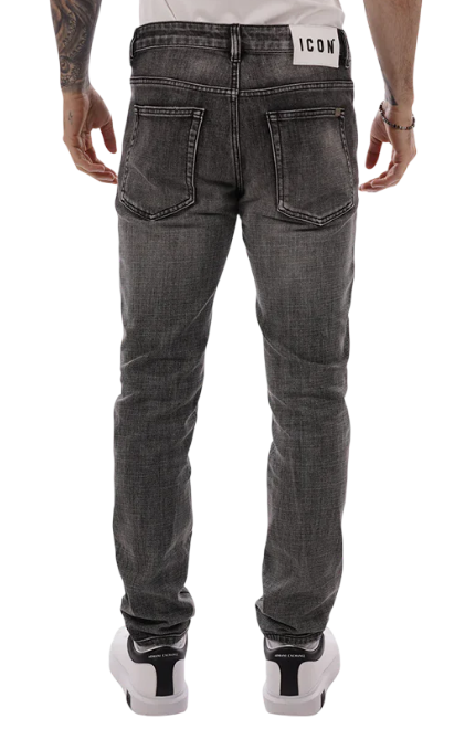 Jeans uomo ICON slim fit denim elasticizzato