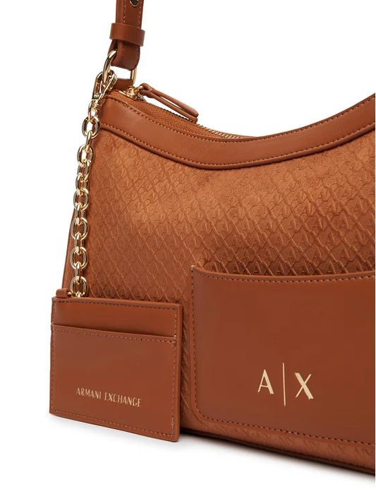 Borsa spalla A|X Armani Exchange donna ecopelle
