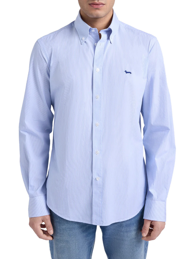 Camicia uomo Harmont & Blaine cotone due tessuti