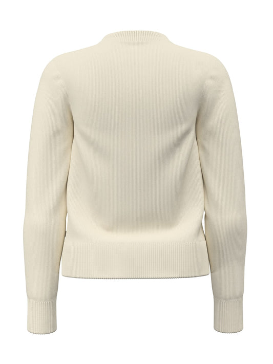 Maglione girocollo Guess Jeans donna ricamo logo