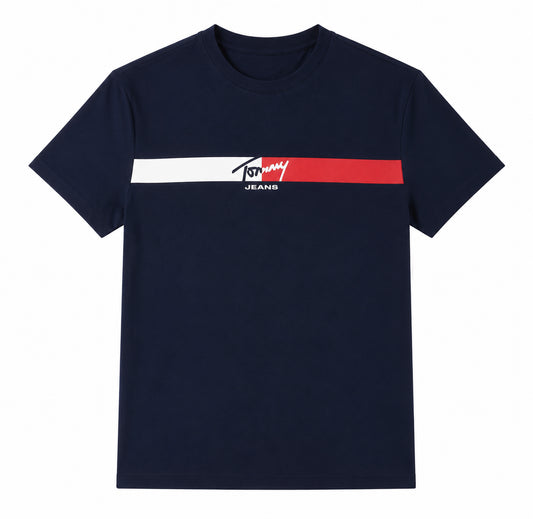 T-shirt Tommy Jeans uomo Regular Signature PE 2026