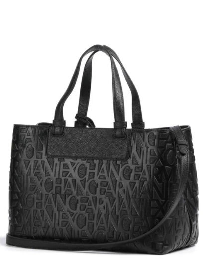 Borsa shopper A|X Armani Exchange donna tessuto tecnico