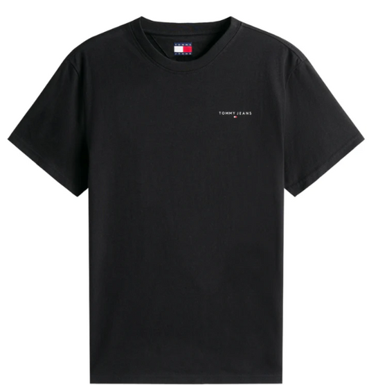 T-shirt Tommy Jeans uomo slim linear chest cotone PE 2026