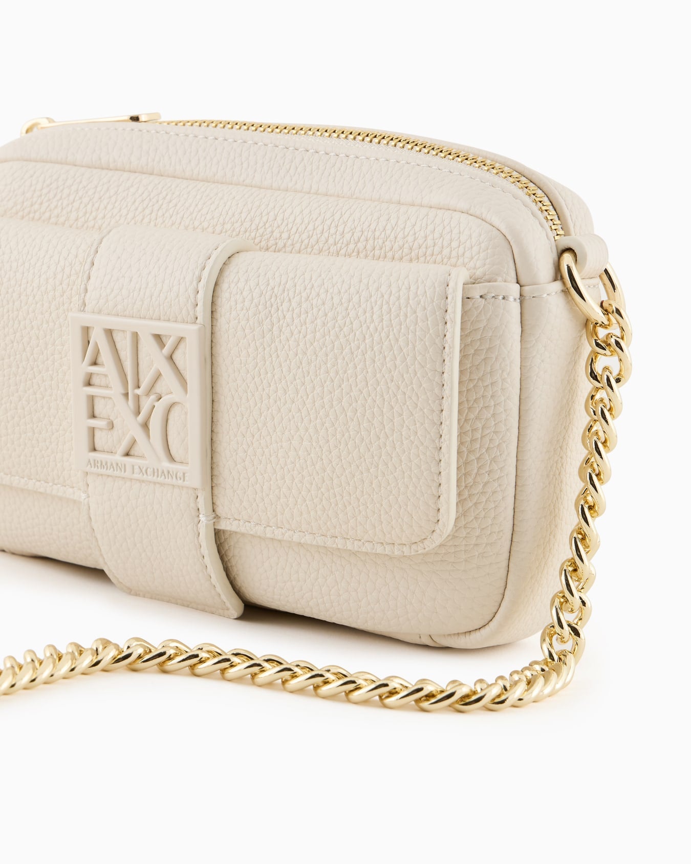 Borsa donna A|X ecopelle logo tracolla regolabile