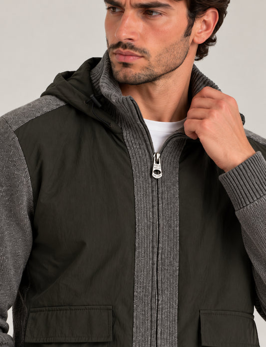 Maglia zip Fred Mello uomo fantasia AI 2026