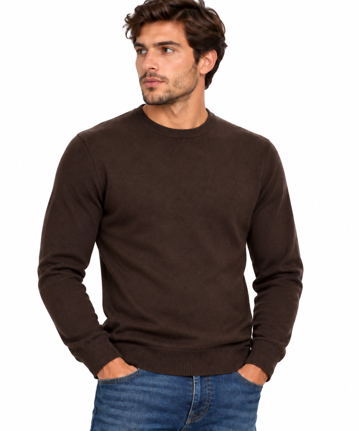 Maglia girocollo punto riso MARKUP uomo viscosa