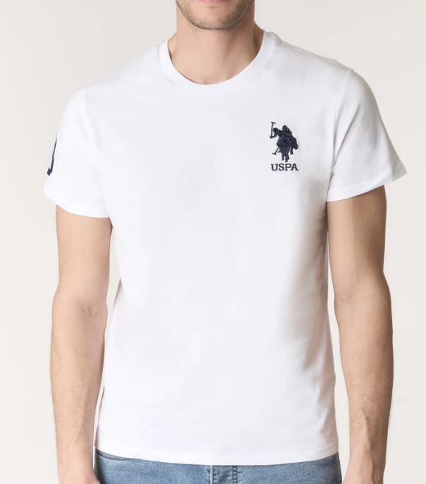 T-shirt U.S. Polo Assn. uomo jersey cotone girocollo