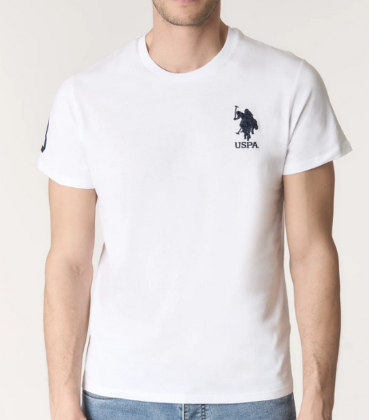 T-shirt U.S. Polo Assn. uomo jersey cotone girocollo