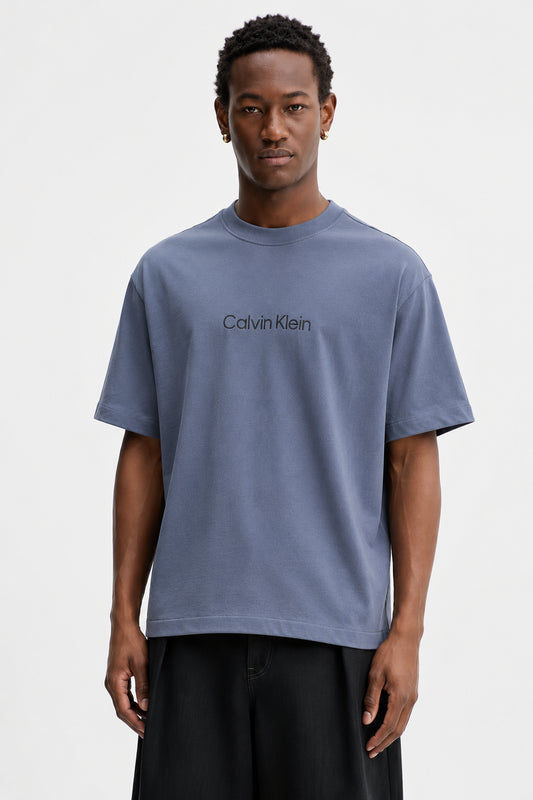 T-shirt Calvin Klein uomo cotone girocollo logo
