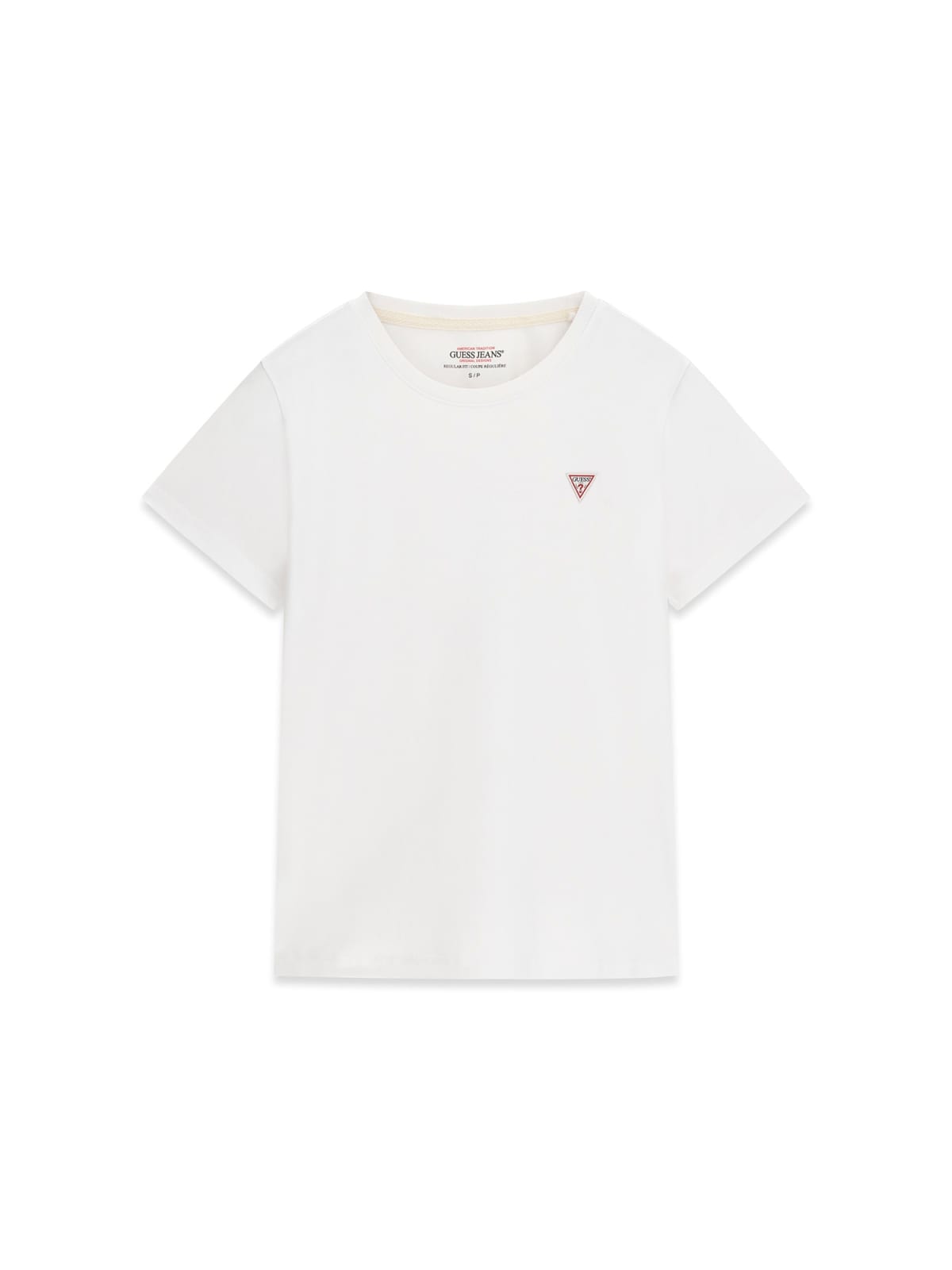 T-shirt Guess Jeans donna regular mini triangle