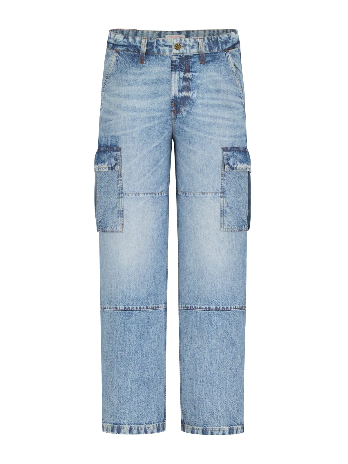 Jeans cargo Guess Jeans uomo denim regular fit