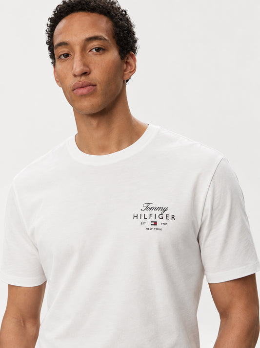 T-shirt uomo Tommy Hilfiger script cotone