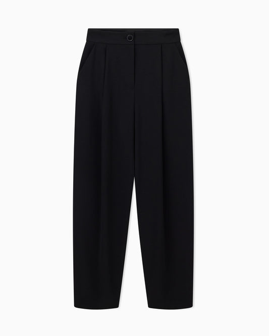 Pantalone donna Armani Exchange A|X pinces taglio balloon