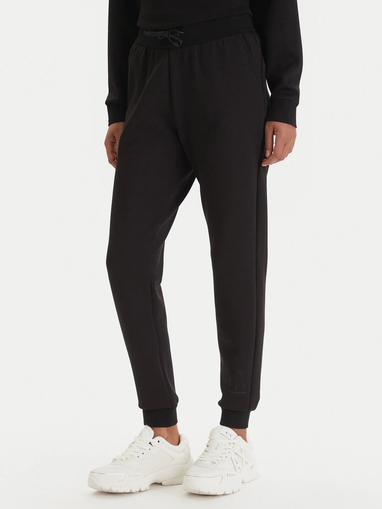 Pantalone donna Armani Exchange A|X logo viscosa PE 2026