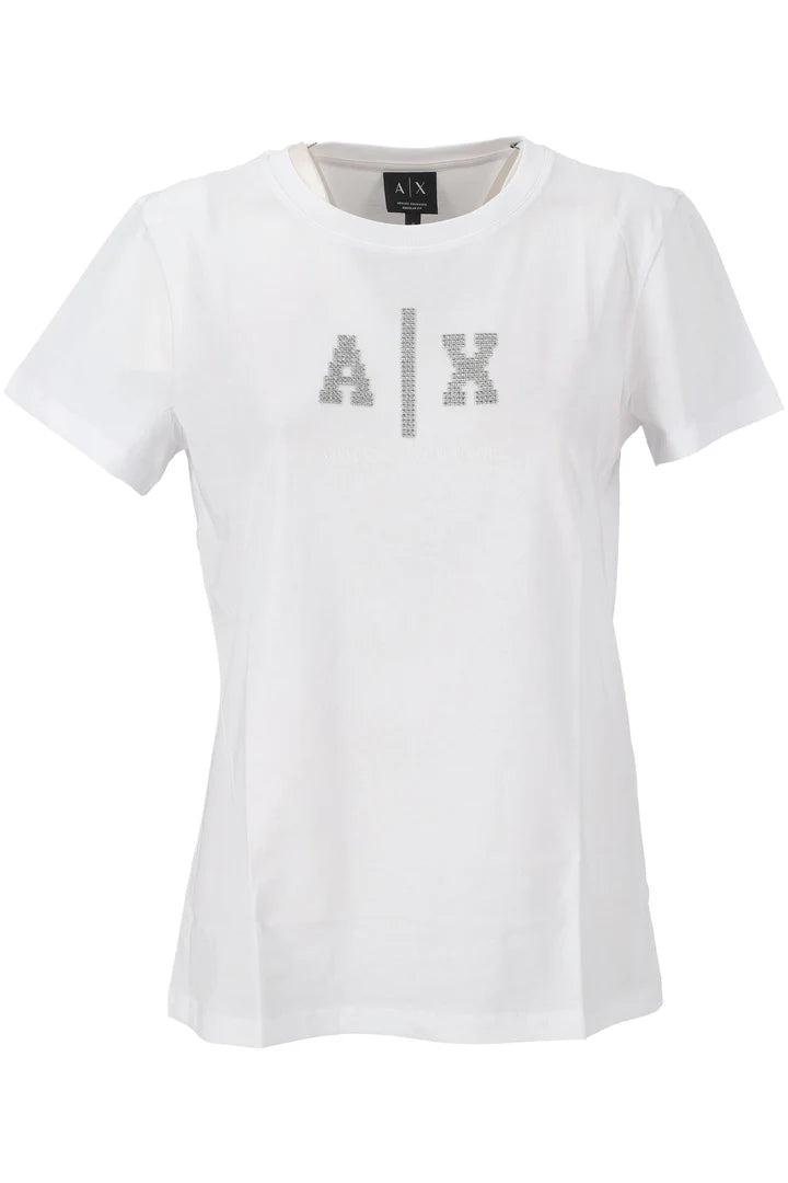 T-shirt donna Armani Exchange A|X cotone logo PE 2026