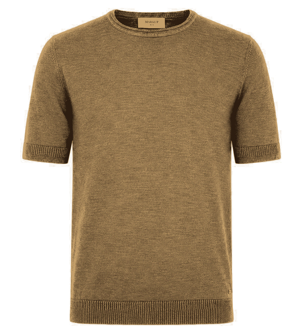 T-shirt girocollo MARKUP uomo in cotone