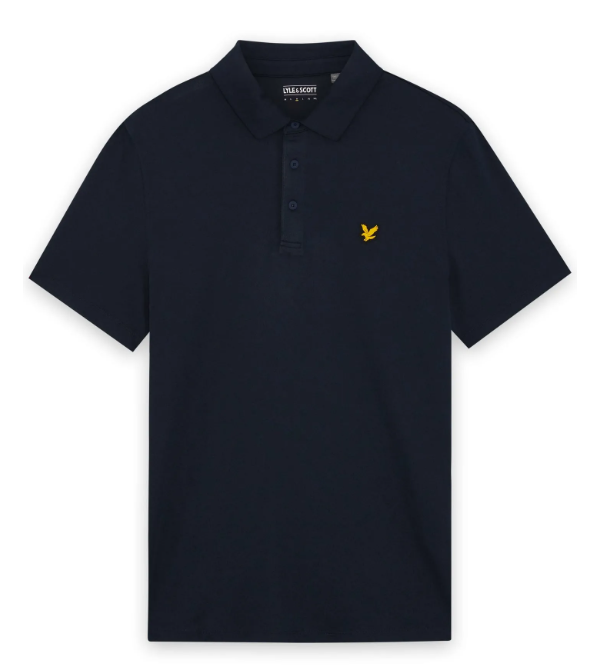 Polo Lyle & Scott uomo manica corta piqua stretch