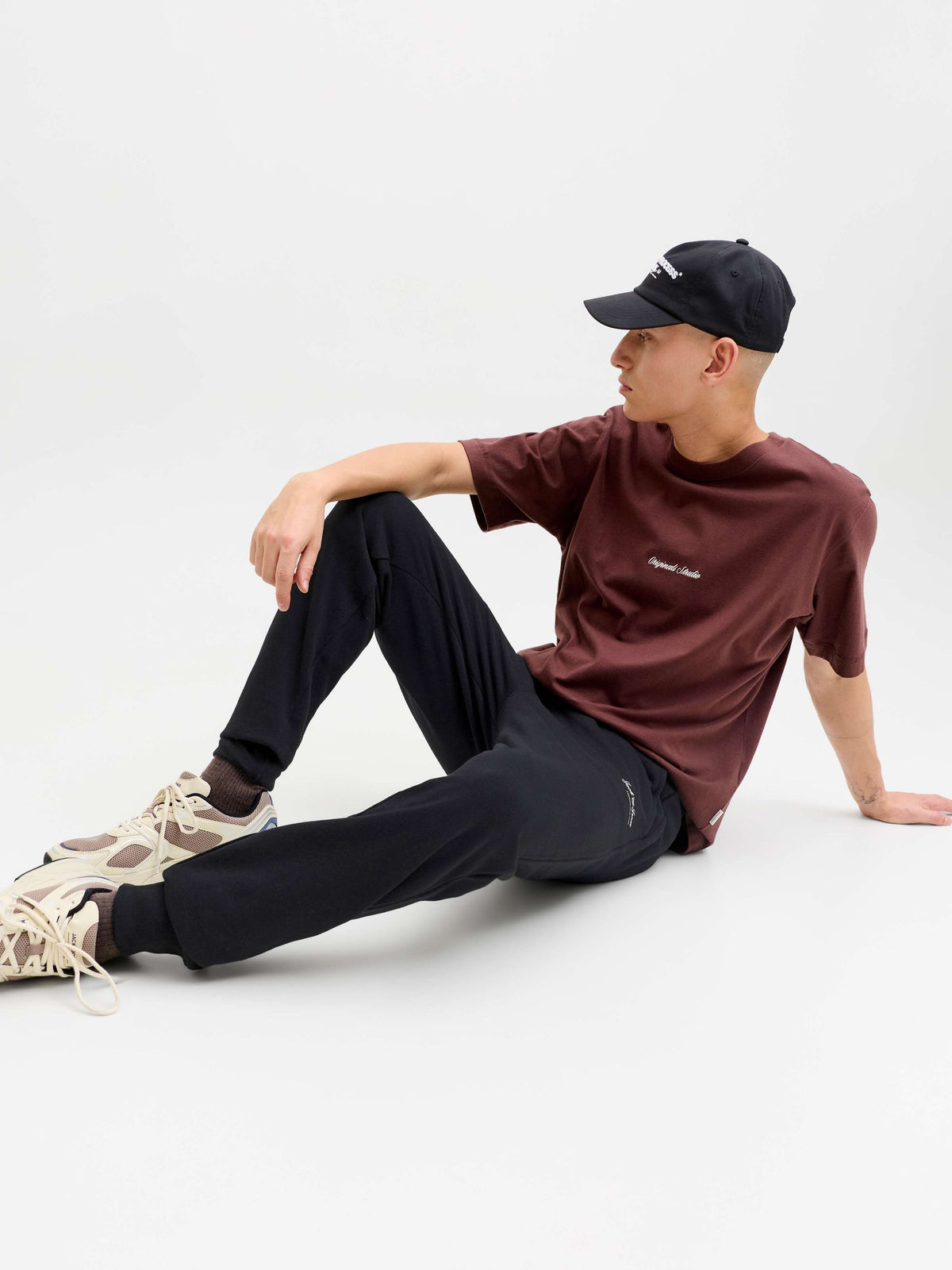 Pantaloni tuta Jack & Jones uomo felpa cotone