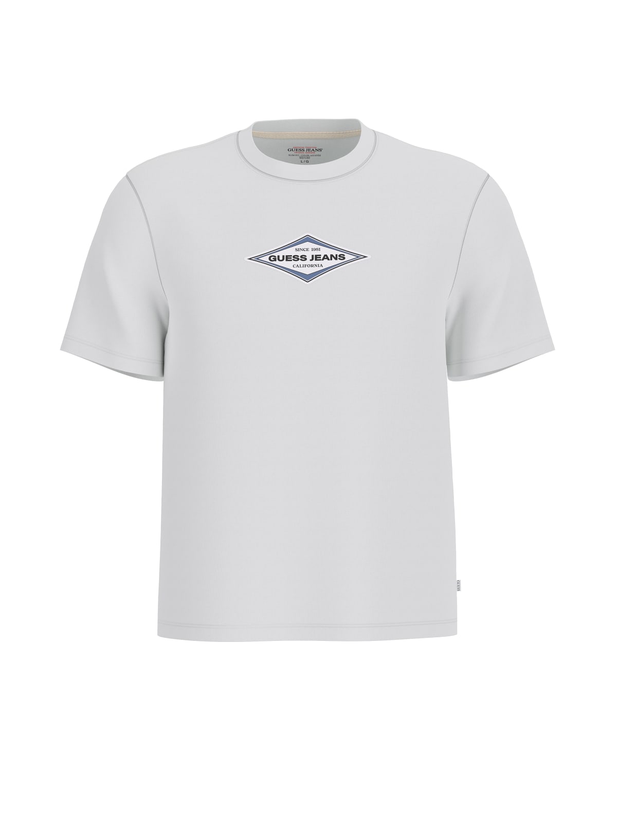 T-shirt Guess Jeans uomo slim cotone stampa Diamond