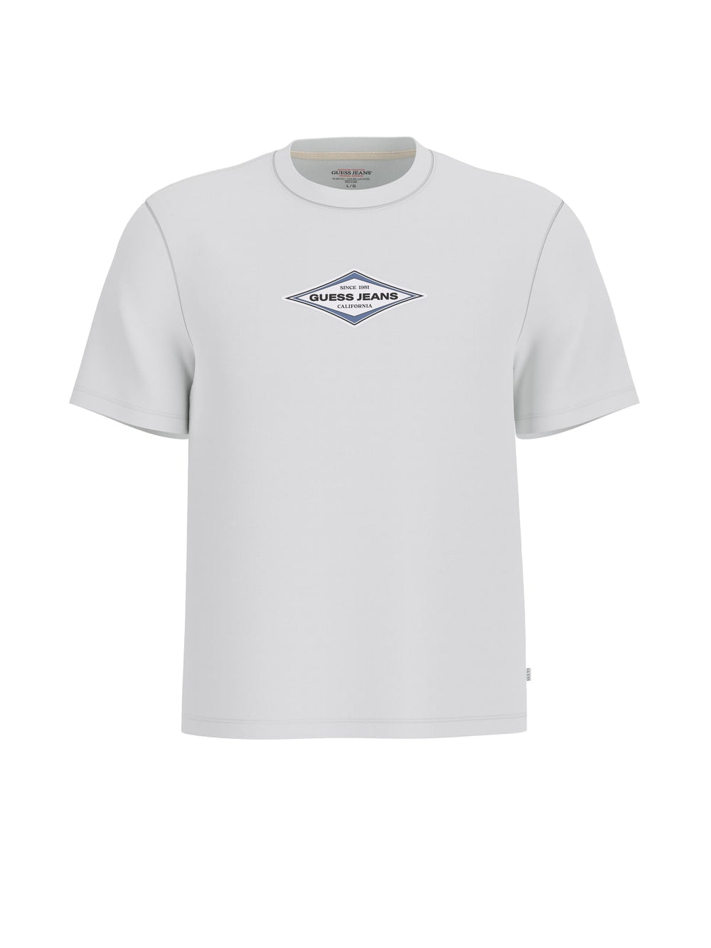 T-shirt Guess Jeans uomo slim cotone stampa Diamond