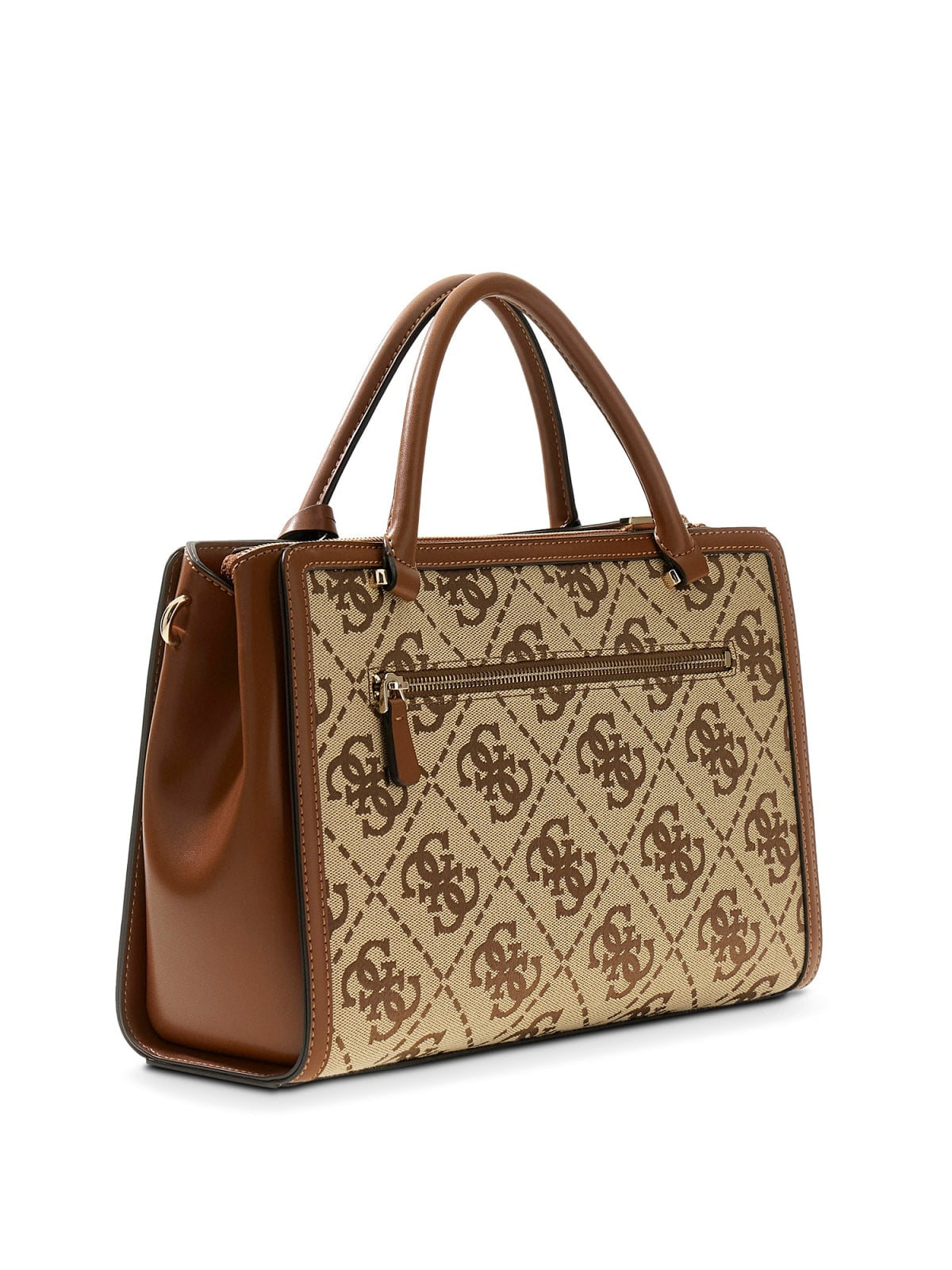 Borsa Guess donna Audrey satchel logo all-over