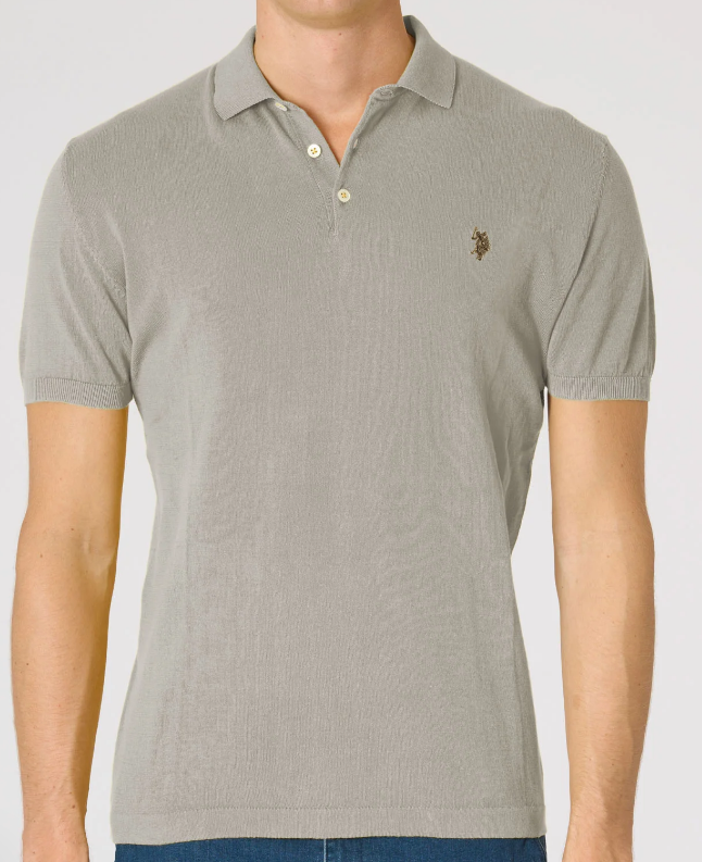 Maglia U.S. Polo Assn. uomo cotone crepe girocollo