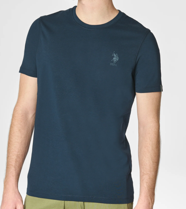 T-shirt U.S. Polo Assn. uomo slim fit cotone jersey