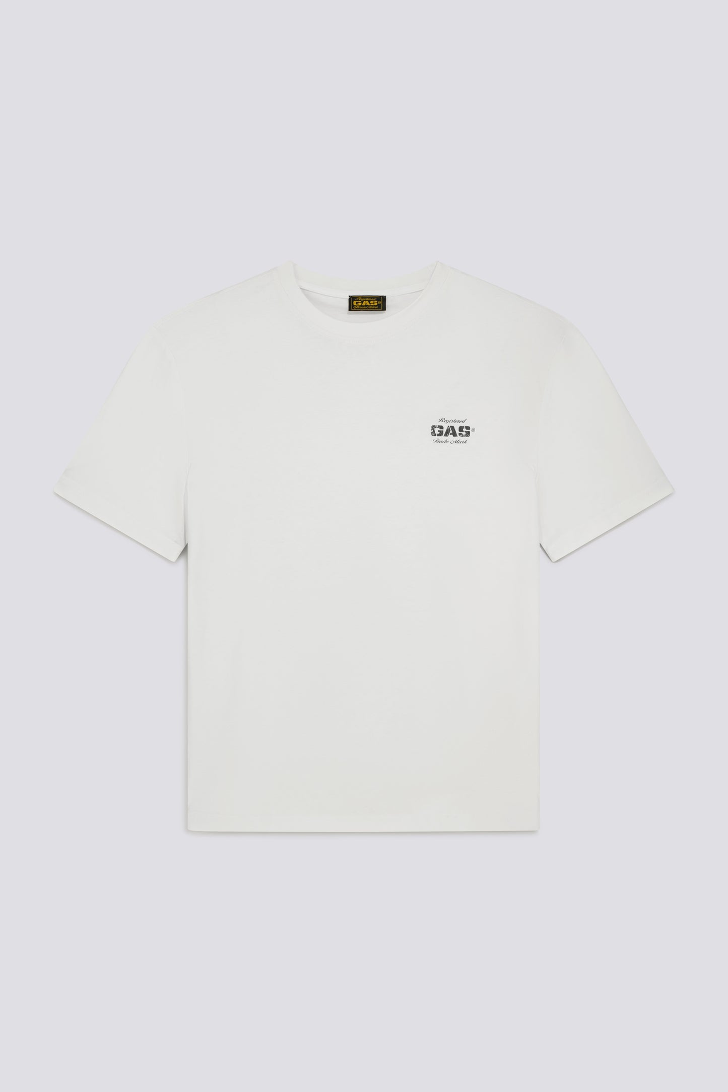 T-shirt GAS uomo Mark cotone girocollo logo