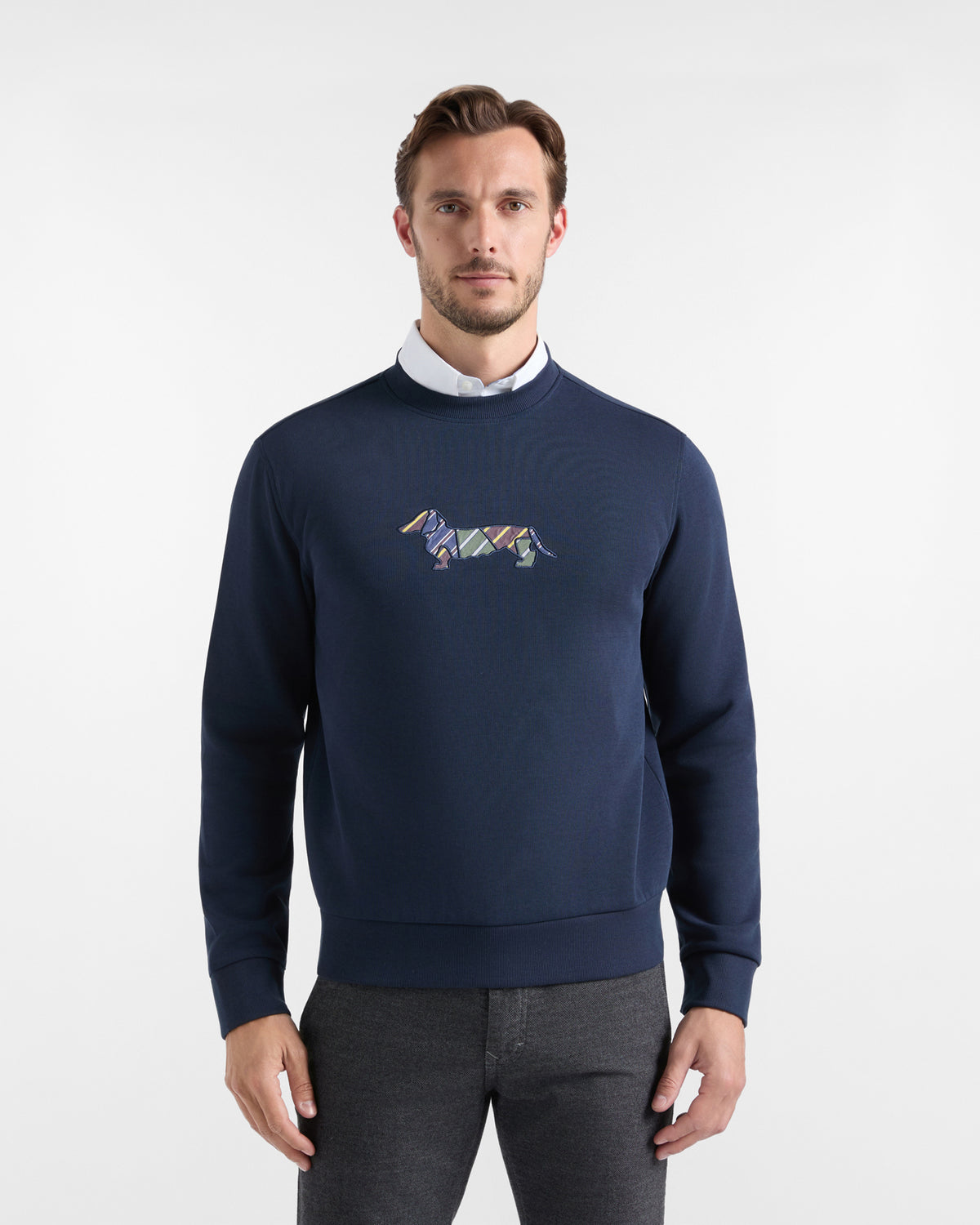 Felpa Harmont & Blaine uomo girocollo cannetta