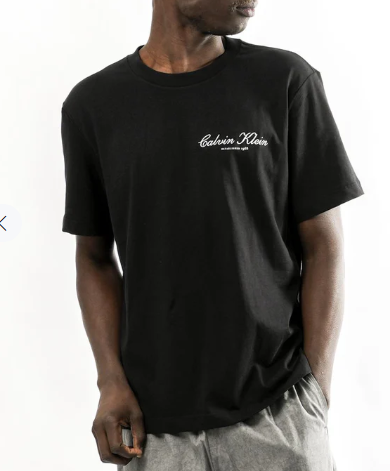T-shirt uomo CKJ March Graphic cotone PE 26 black