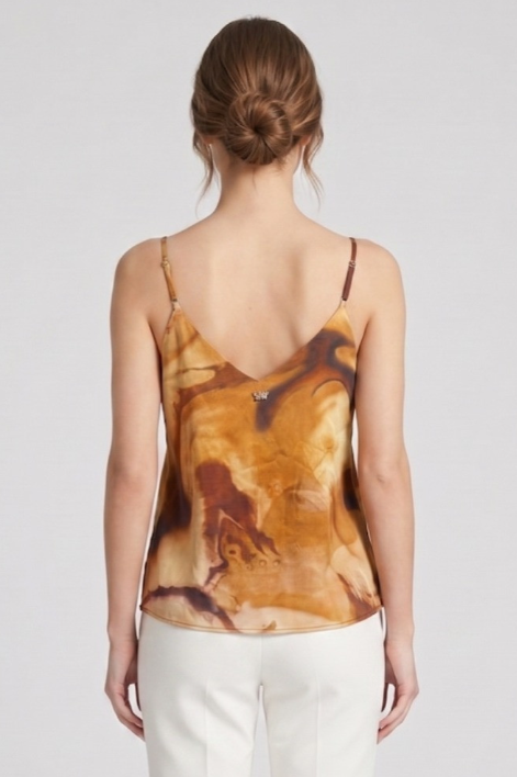 Top donna MARKUP raso viscosa stampato