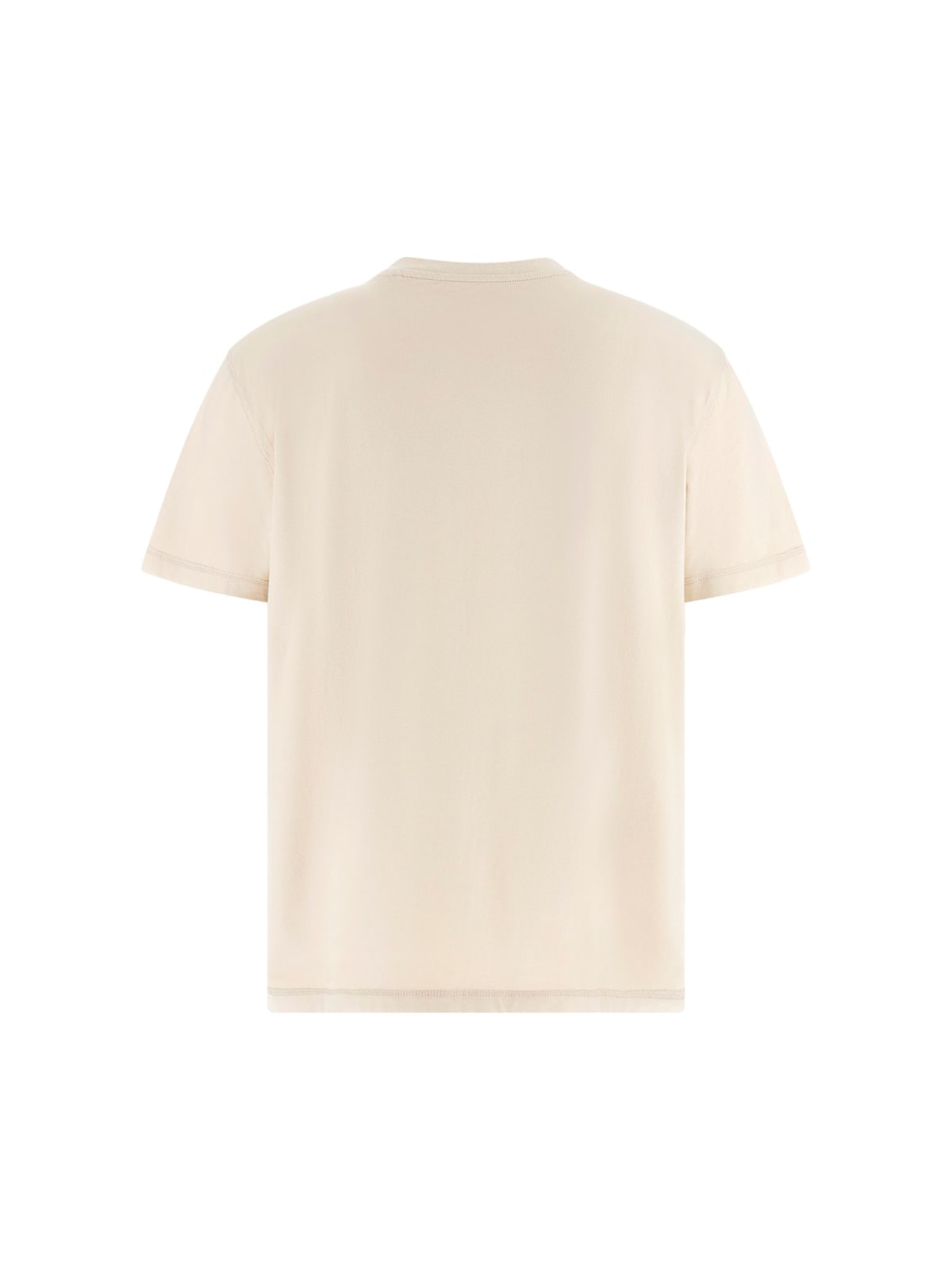T-shirt Guess uomo logo contrast cotone
