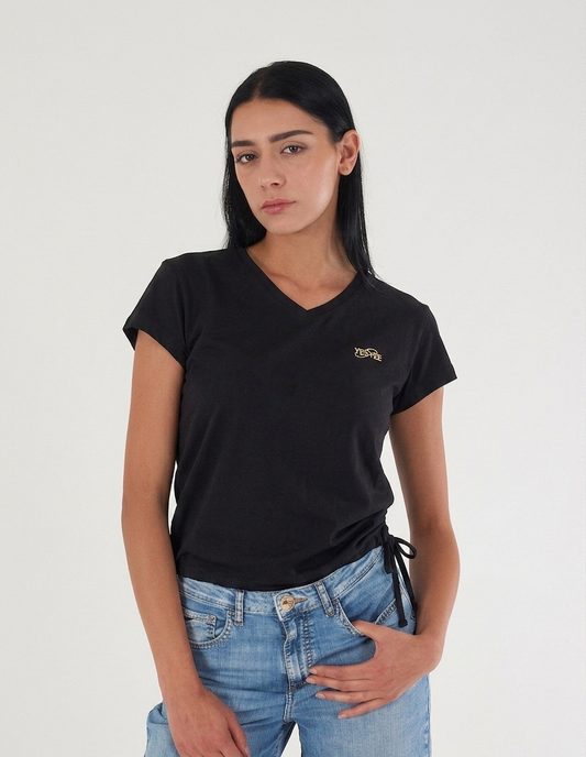 T-shirt YES-ZEE Donna manica corta cotone stretch PE 2026