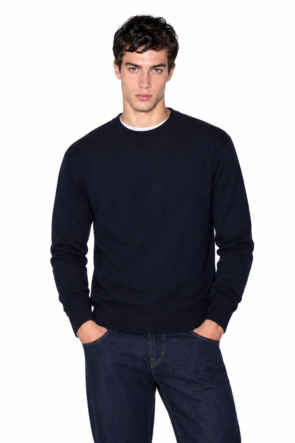 Maglia uomo Armani Exchange girocollo misto