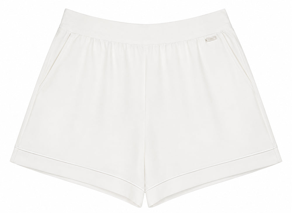 Shorts donna MARKUP interlock cotone profili oro