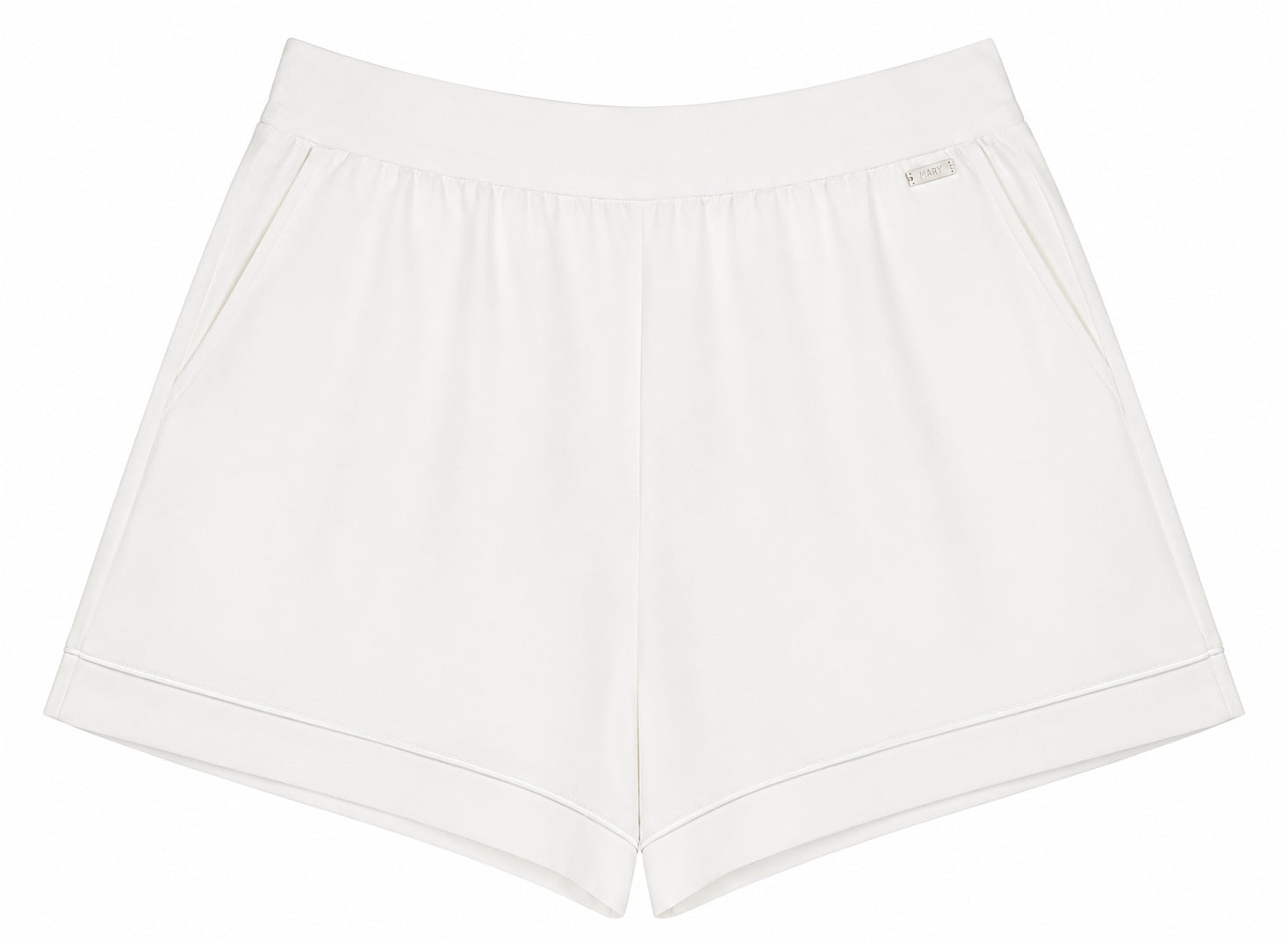 Shorts donna MARKUP interlock cotone profili oro