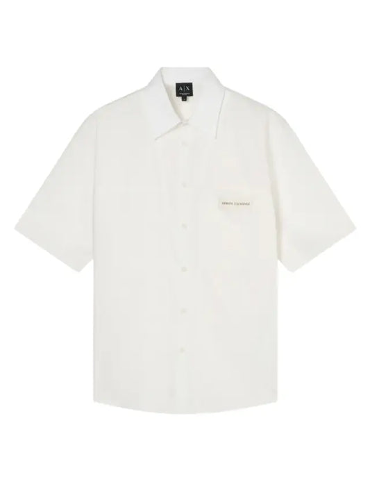 Camicia A|X Armani Exchange uomo cotone manica lunga