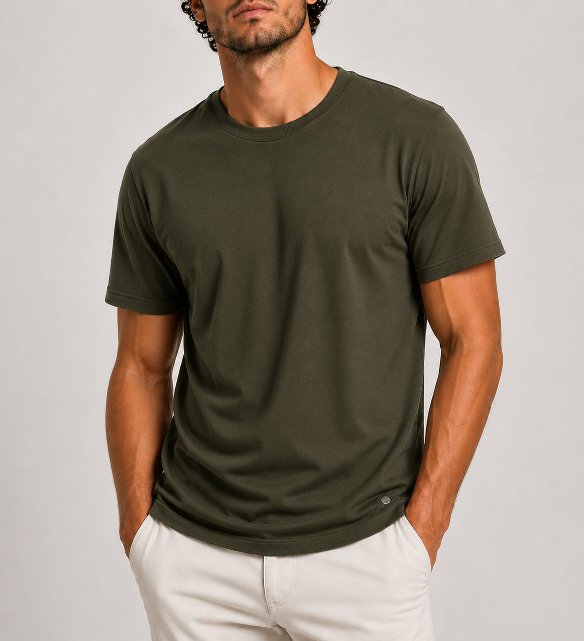 T-shirt girocollo MARKUP uomo cotone jersey