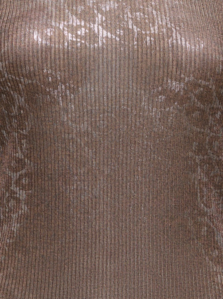 Blusa donna ONLY con collo chiuso fantasia animalier