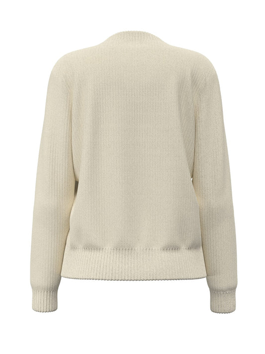 Maglione girocollo Guess Jeans donna jacquard cotone