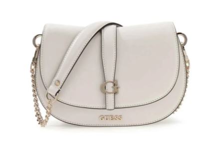 Borsa Guess Camden shoulder tessuto cognac multicolor