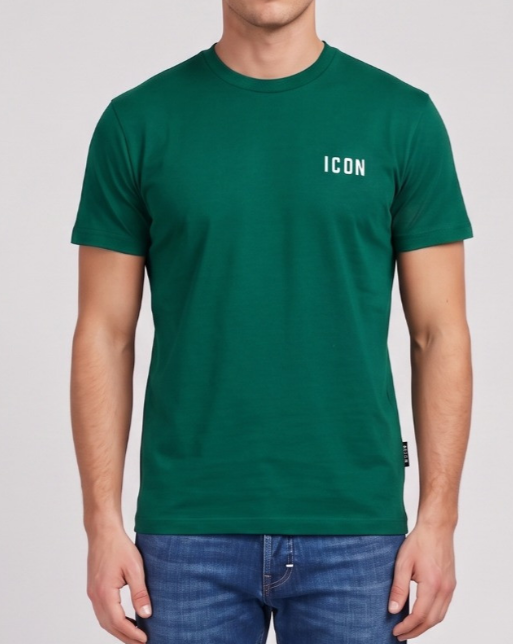 T-shirt uomo ICON cotone ricamo