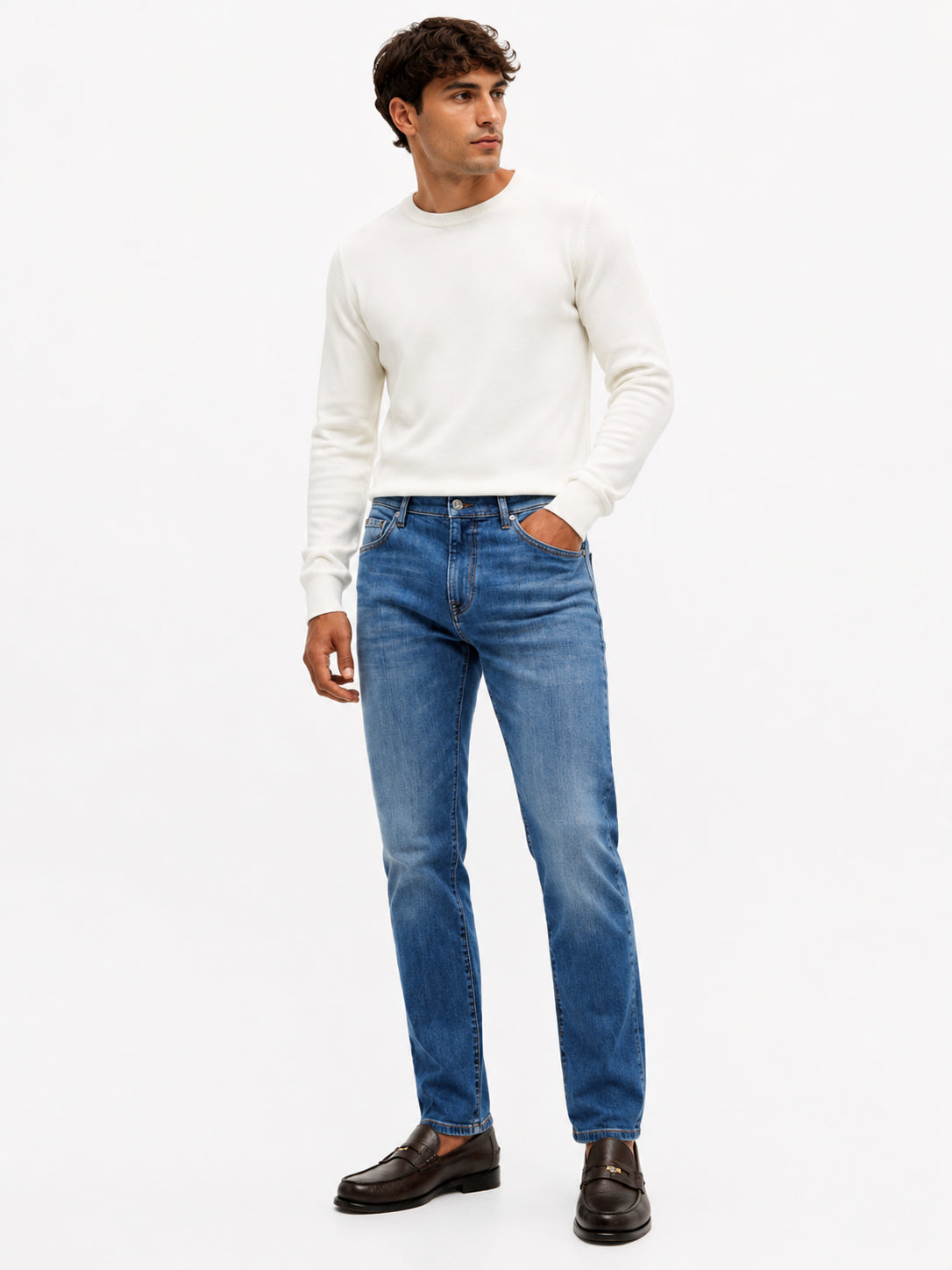 Jeans Bleecker uomo Tommy Hilfiger cotone stretch