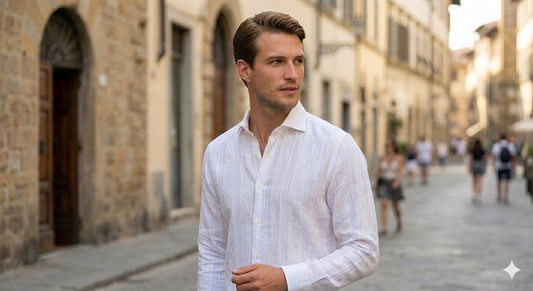 Camicia uomo MARKUP collo francese cotone