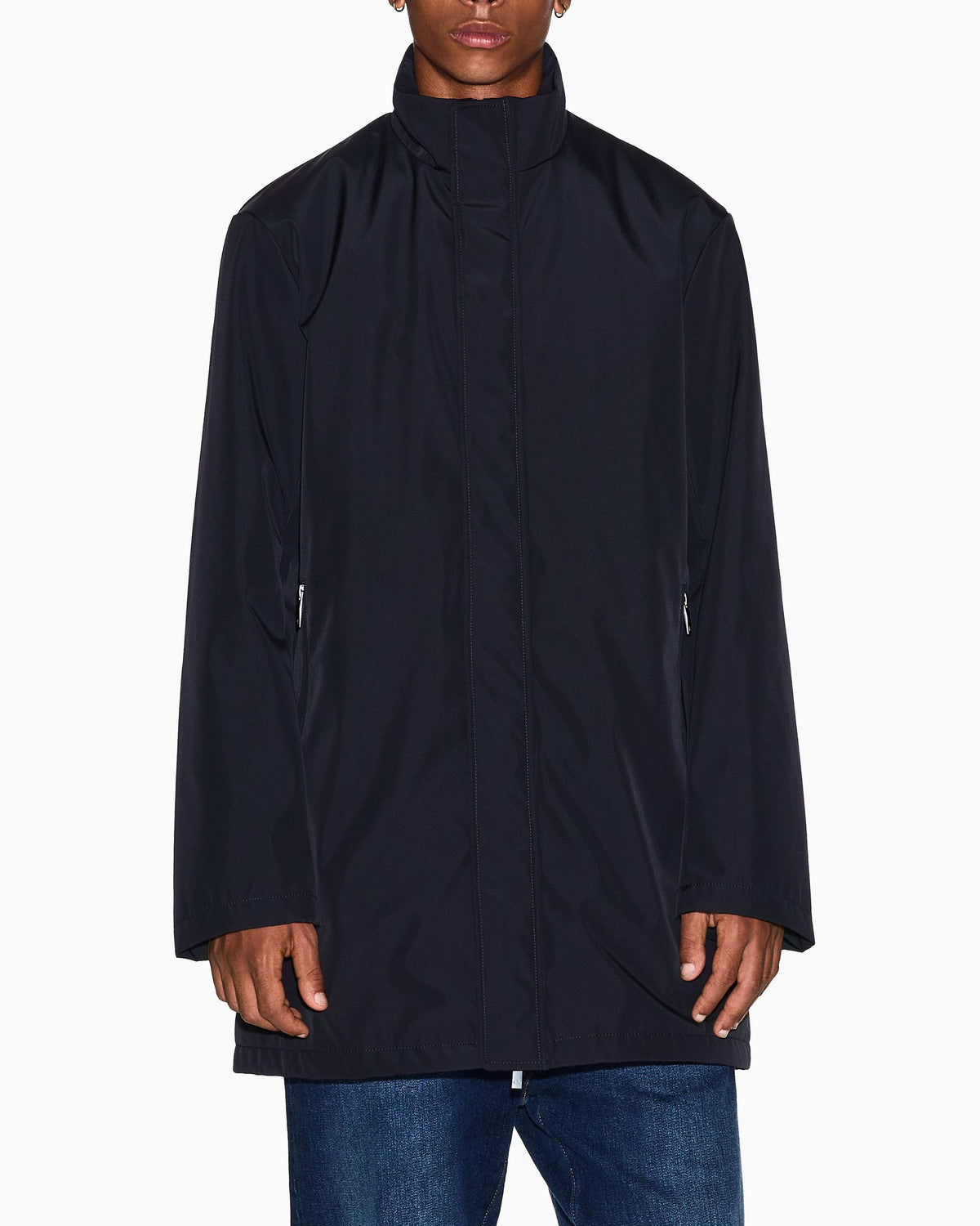 Trench uomo Armani Exchange poliestere logo