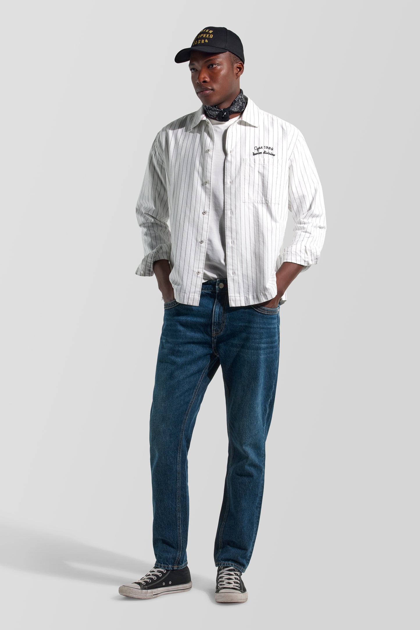 Jeans uomo GAS TAR tapered 5 tasche denim