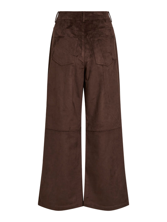 Pantaloni donna VILA maglia taglio dritto
