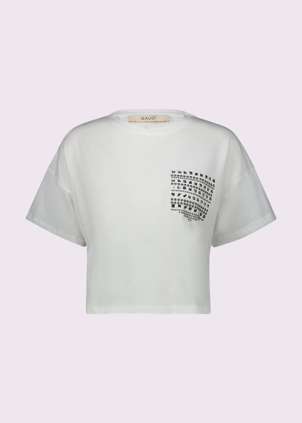 T-shirt manica corta Gaudi' Jeans donna cotone pe26 con stampa