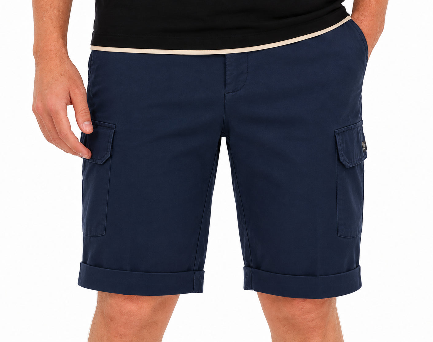 Bermuda cargo uomo MARKUP lino cotone